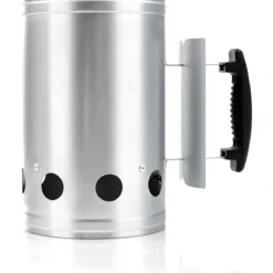 Ciminiera Barbecue Starter BBQ Accendi Fuoco Carbone Carbonella Brace Camino