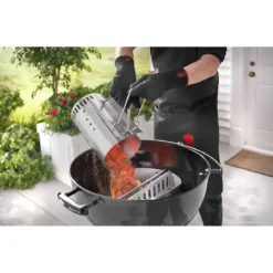 Ciminiera per Barbecue Weber Accendi Fuoco Carbonella 32x20x32 cm