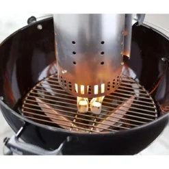 Ciminiera per Barbecue Weber Accendi Fuoco Carbonella 32x20x32 cm