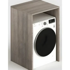 Colonna Copri Lavatrice Asciugatrice Salvaspazio 71x65x210 cm Legno Olmo