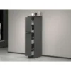 Colonna Portaspezie Antracite 2 Cassetti Soft Close Legno Nobilitato