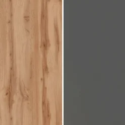 Colonna Portaspezie Antracite Rovere 2 Cassetti Soft Close in Legno