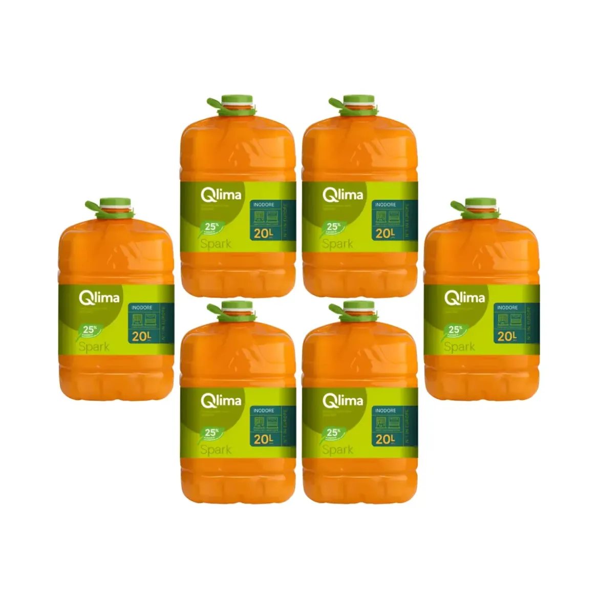 Combustibile Liquido Puro Ecologico Inodore per Stufe 6 Taniche 20L