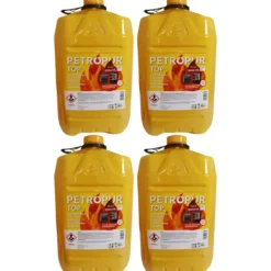 Combustibile Liquido 4 Taniche Riciclabile 18L per Stufa Senza Fumo