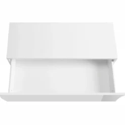 Como a 4 Cassetti Cassettiera in Legno Mobile Bianco Lucido da Ingresso