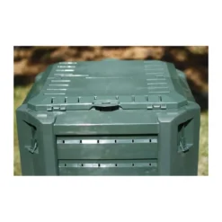 Compostiera da Giardino Verde in Plastica Bio Compost Bidone Compostaggio Eco
