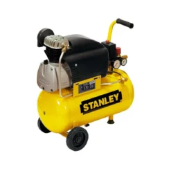 Compressore Aria Stanley 24 Lt Litri Compatto Manometro Elettrico Ruote Valvola