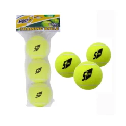 Confezione Busta 3 Palline da Tennis Allenamento Palla per Training Racchetta