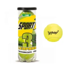 Confezione Tubo 3 Palline da Tennis Allenamento Palla per Racchettoni Racchetta