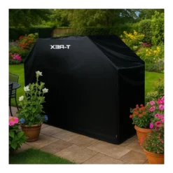 Copertura Barbecue Nero Traspirante Idrorepellente 143x63x103 cm