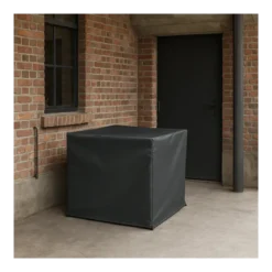 Copertura Condizionatore 95x46x89 cm Poliestere Nero Impermeabile