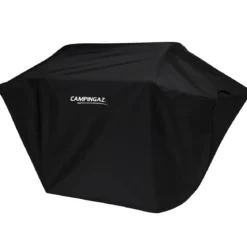 Copertura per Barbecue Impermeabile 146x65x118 cm Poliestere Nero
