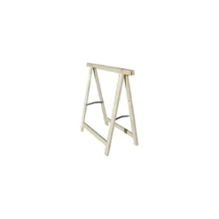 Coppia Cavalletti in Legno da Lavoro Pieghevoli Salvaspazio Pittura Fai da Te