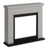 Cornice per Caminetto Elettrico Beige Tagu Frode in Legno MDF Camino