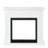 Cornice per Camino Decorativa Tagu Larsen Caminetto in Legno MDF Bianco