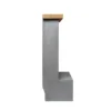 Cornice per Camino Finto Caminetto Tagu Rolf Grey