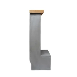 Cornice per Camino Finto Caminetto Tagu Rolf Grey