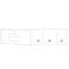Credenza Bianco Nero Contenitore Mobile 2 Ante 4 Cassetti in Legno Tv