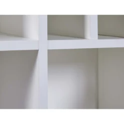 Credenza Cantina Porta Vino Bianco Rovere 76,8 x 33 x 124,4 cm