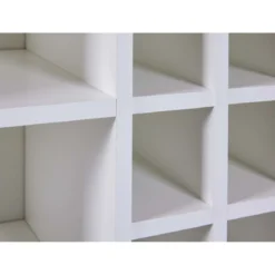 Credenza Cantina Porta Vino Bianco Rovere 76,8 x 33 x 124,4 cm