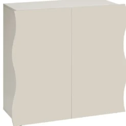 Credenza Multiuso 2 Ante Battenti Beige Cachemire Madia in Legno