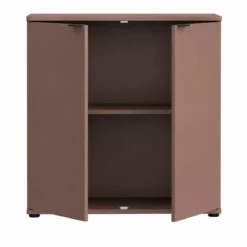 Credenza Multiuso 2 Ante Terracotta Madia per Soggiorno Salvaspazio
