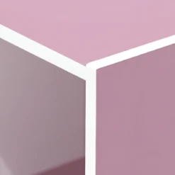 Cubo Contenitore Libreria 35x29x35 cm Legno MDF Rosa Modulare