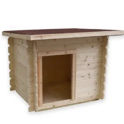 Cuccia in Legno per Cani Taglia Media Piccola da Esterno Giardino