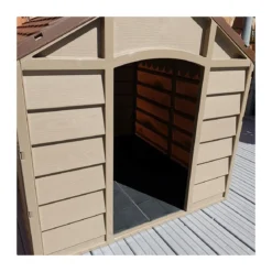 Cuccia in Resina per Cani Taglia Grande da Giardino Pavimento Interno Plastica