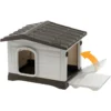 Cuccia per Cani da esterno 58x48x44 cm con parete ribaltabile