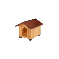 Cuccia per Cani Grande per esterno in legno 81x101x78 cm