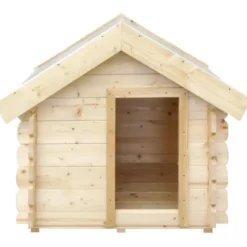 Cuccia per Cani in Legno 19 mm Piccola Taglia 99x76x80 cm Tetto OSB-3