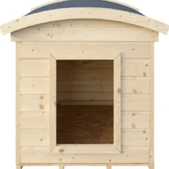 Cuccia per Cani in Legno 17 mm Taglia Media 90x73x85 cm Tetto OSB-3