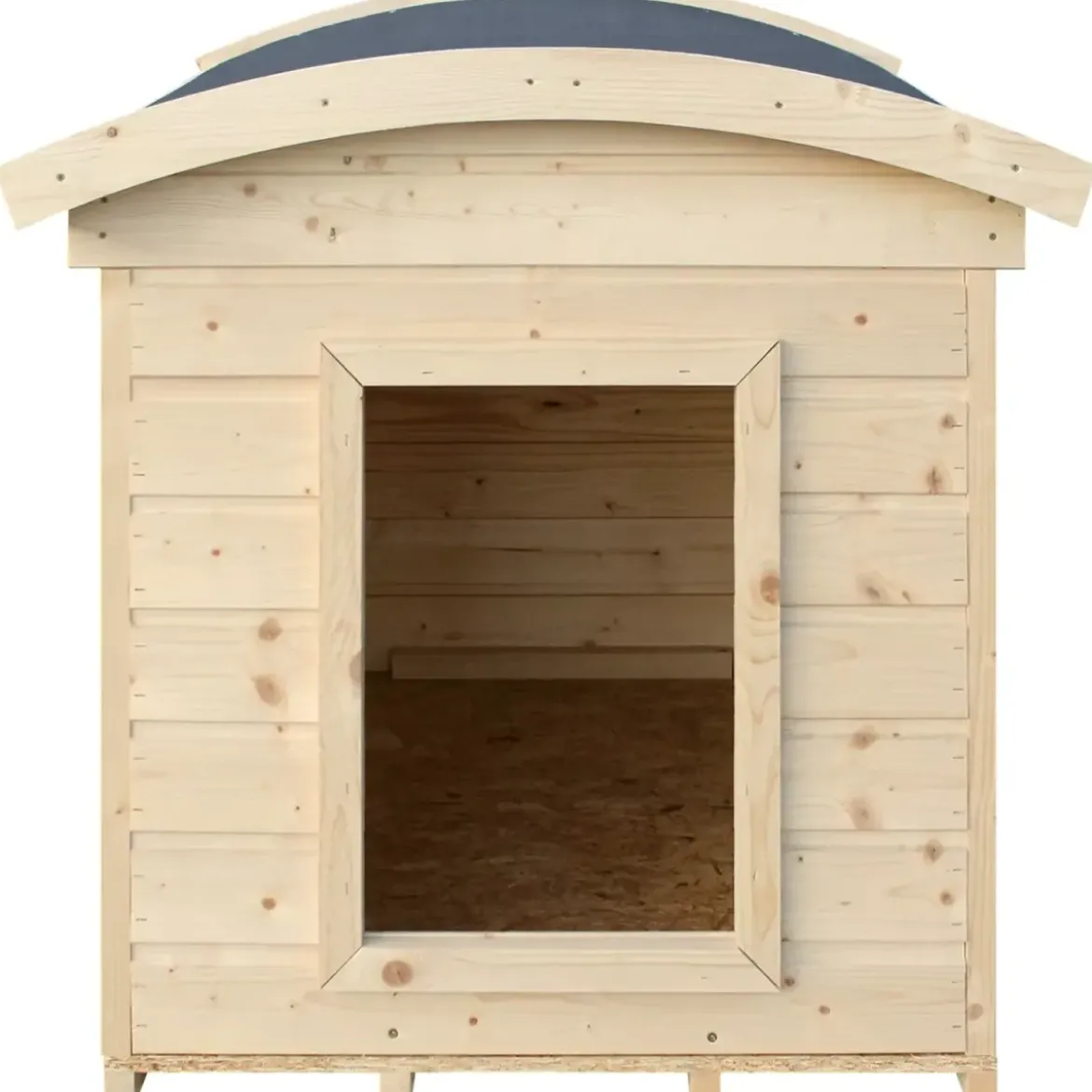 Cuccia per Cani in Legno 17 mm Taglia Media 90x73x85 cm Tetto OSB-3