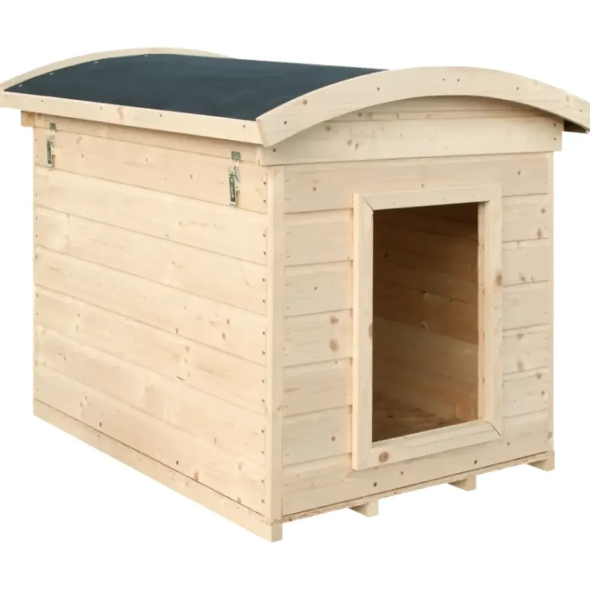 Cuccia per Cani in Legno 17 mm Taglia Media 90x73x85 cm Tetto OSB-3