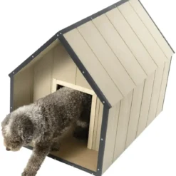 Cuccia per Cani in Legno 10 mm Taglia Grande 116x77x94 cm LP SmartSide
