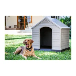 Cuccia per Cani Keter Taglia Grande Dog House in Resina