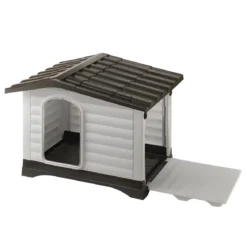 Cuccia per Cani 88x72x65 cm con pannello laterale ribaltabile