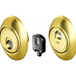 Defender Magnetico Disec MAG 3G Porta Blindata Cilindro Europeo Oro Lucido
