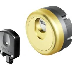 Defender Magnetico Disec MAG 3G Porta Blindata Cilindro Europeo Oro Lucido