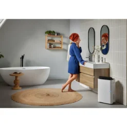 Deumidificatore 12L/24 h Ambienti 75 m³ Portatile Serbatoio 2L Timer