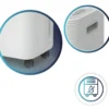 Deumidificatore Zephir 12 lt/24h 280W Serbatoio 2L con Ruote