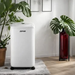 Deumidificatore Zephir Portatile 20L/24h Elettrico Display con Ruote
