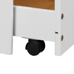 Divano Letto 2 Letti Singoli a Doghe 90x190 con Cassetti Contenitore Estraibile