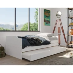 Divano Letto 90x200 3 Letti Singoli a Doghe Matrimoniale Estraibile Cameretta