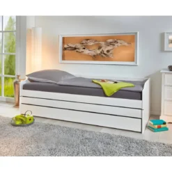 Divano Letto 90x200 3 Letti Singoli a Doghe Matrimoniale Estraibile Cameretta