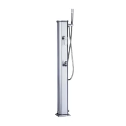 Doccia Riscaldamento Solare 20 litri Inox in Alluminio Giardino Esterno Piscina