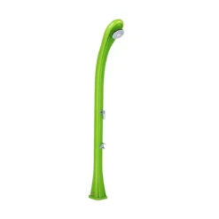 Doccia Riscaldamento Solare 28 litri Verde in Resina da Giardino Esterno Piscina