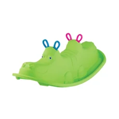 Dondolo per Bambini Colorato in Plastica 2 Posti con Maniglie