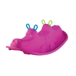 Dondolo per Bambini Colorato in Plastica 2 Posti con Maniglie